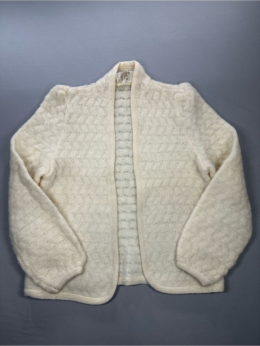 VINTAGE Alafoss Icewool Iceland Pure Virgin Wool Cardigan Sweater - Women Medium